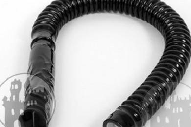 Latex Dildo mit Luftkanal fr Latex-Schlauch