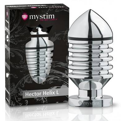 mystim-hector-helix-l-elektro-analplug-aus-aluminium