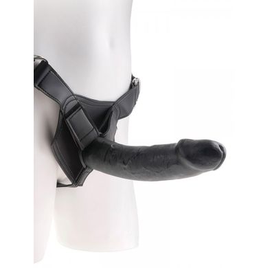 king-cock-strap-on-mit-dildo-225-cm-schwarz
