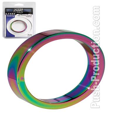 push-steel-high-polished-rainbow-cockring-10mm