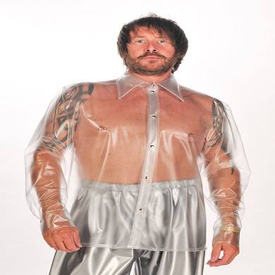 PVC Hemd fr Herren - langrmelig