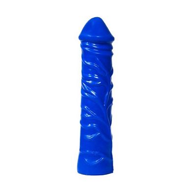 All Blue Dildo 19 - realistischer Riesendildo blau 31 x 7 cm