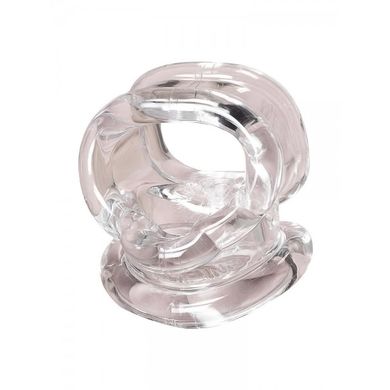 Power Sling: Penis- und Hodenmanschette, transparent