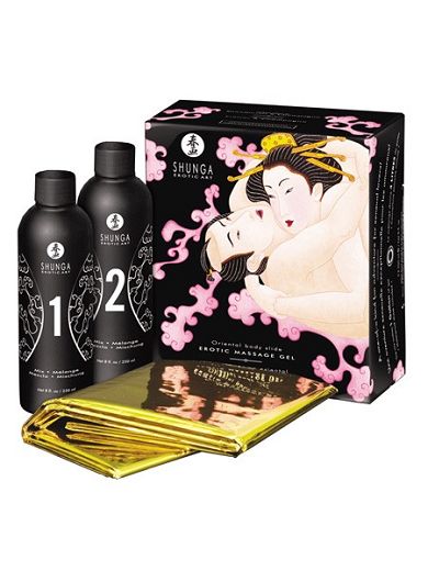 shunga_massage-gel-set_erdbeer-sekt_2x250ml