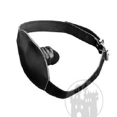 Leder Knebel mit Innendildo