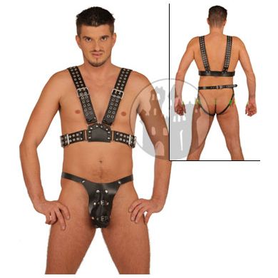 Leder Herrenslip