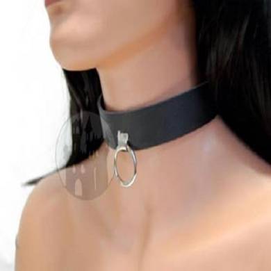 lederhalsband-schlicht-mit-o-ring