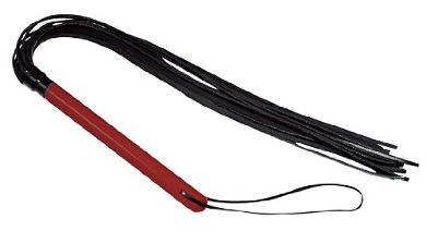 ZADO Leder Peitsche rot