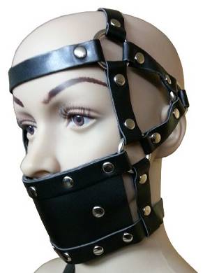 bondage_leder_harness_klappen_mund_ball_knebel_mit