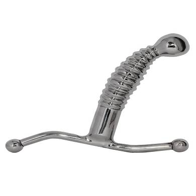 stainless-steel-ribbed-prostate-stimulator
