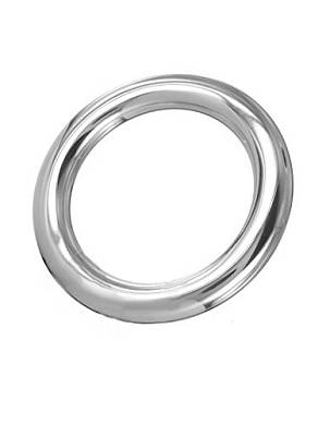 Roestvrij staal Stainless Steel Round Cock Ring 10 mm x 45 mm. 1er Pack (1 x 1 Stück)