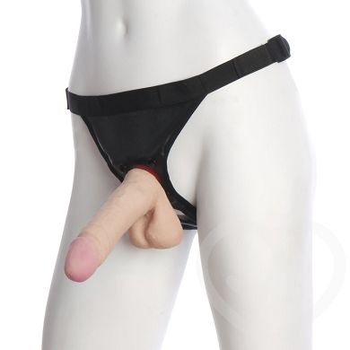 Doc Johnson Vac-U-Lock Ultra Harness-Set mit 15 cm langem UR3-Dildo