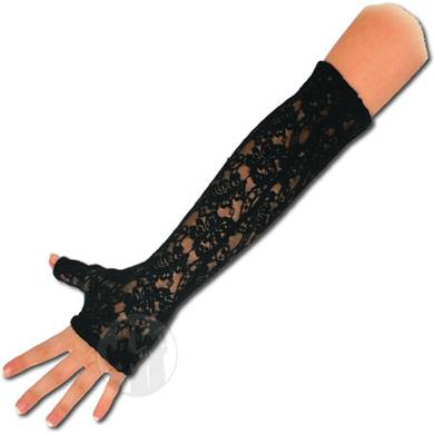Armstulpen aus Spitze - fingerfrei