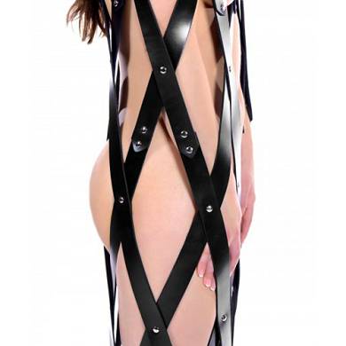 Bondage-Hngekfig aus Leder