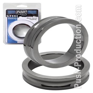 push-steel-black-curved-cockring