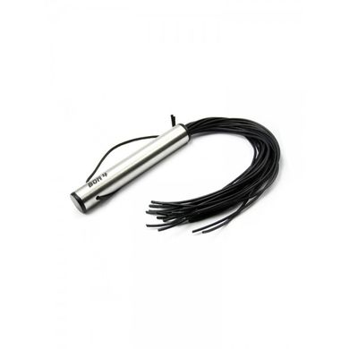 bon-4-pvc-flogger-whip-peitsche-schwarzsilber