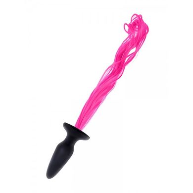 unicorn-tails-pink-analplug-mit-schweif-schwarzpink