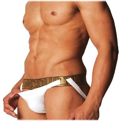 Modus Vivendi - Plain Jockstrap Wei?-Bronze