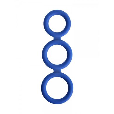 Renegade Triad Cock Ring: Penis-/Hodenring, blau