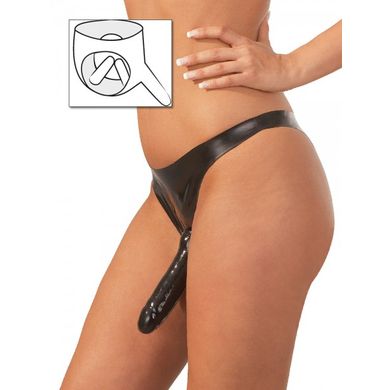 latex-slip-mit-3fach-dildo-schwarz