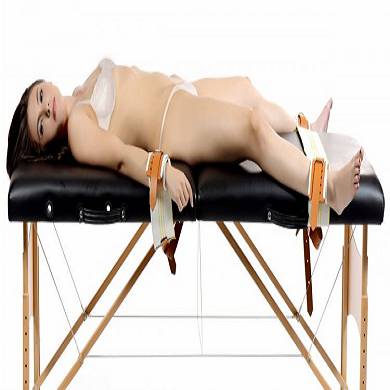 Leder Klinik Fessel-Set