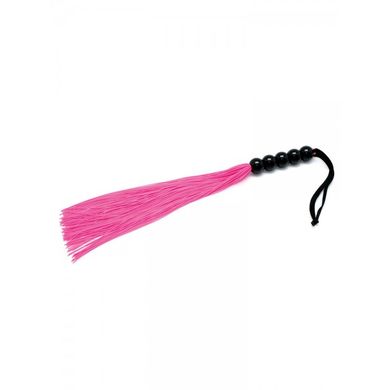 Silikon-Peitsche (38 cm), pink/schwarz