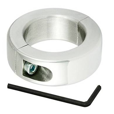 15mm teilbarer Edelstahl Hodenstrecker Hodengewicht Bondage Hodenring Ballstretcher Hodens