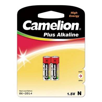 Camelion Lady-Batterie CAMELION Plus Alkaline. 1.5V. Typ LR1. 2er-Blister