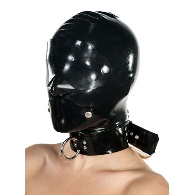 Latex Maske mit Dildo