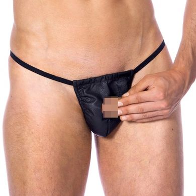 Leder String mit ffnung
