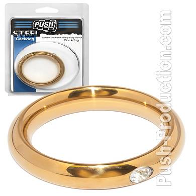 push-steel-golden-diamond-heavy-duty-donut-cockring