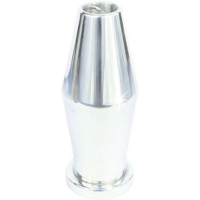 10 x 4 cm Thru Hole Buttplug medium silver