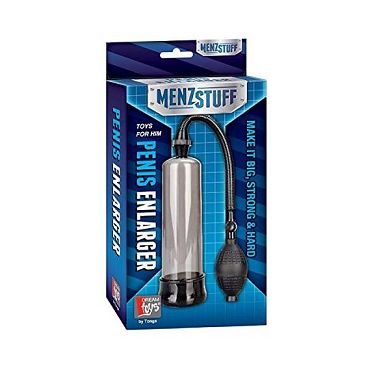 Dream Toys Menz Stuff Penis Pumpe. Länge circa 19.0 cm. Durchmesser circa 5.0 cm. gra