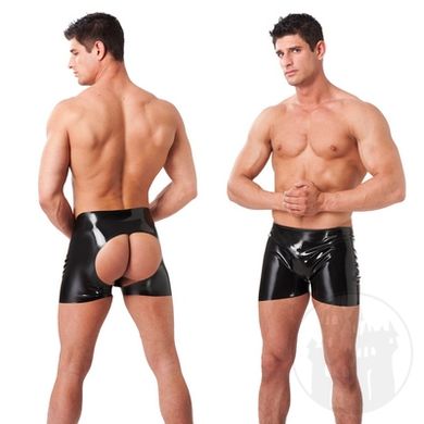 latex-herren-shorts-offen