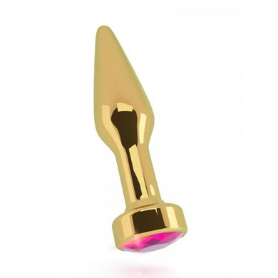 Rich R9: Analplug mit Kristall, gold (28mm)