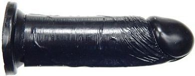 SI IGNITE Cock mit Saugnapf. 15 cm (6 in). Schwarz