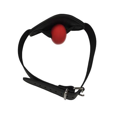 Mundknebel mit Innenknebelball in rot!