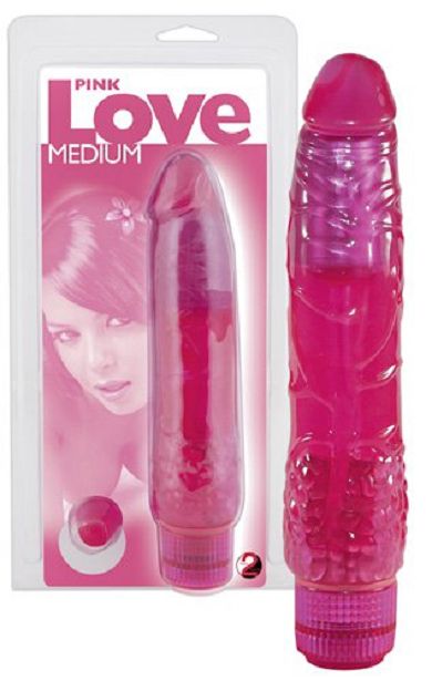 pink-love-medium---vibrator-19-cm-in-pink-transparent