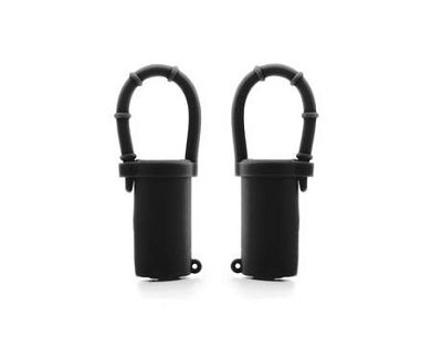 Vibrating Nipple Belts: Nippelvibratoren, schwarz