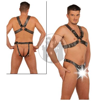 Leder Brustharness