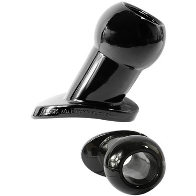 9,5 x 5,8 cm Zizi Black Hole Tunnel Plug Medium black