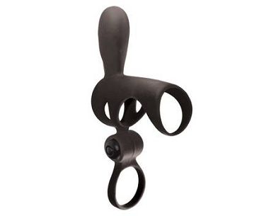 Adrien Lastic Spartacus Cock Ring & Penis Sheath Penisring Vibration Schwarz