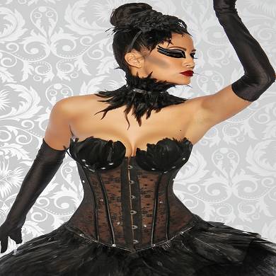 Black Swan / White Swan Corsage