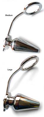 Anallock mit Buttplug metall