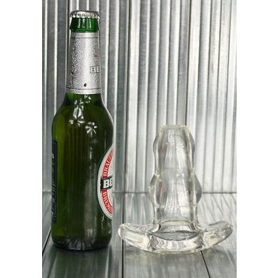 12 x 5,3 cm Double Tunnel Plug medium - Clear