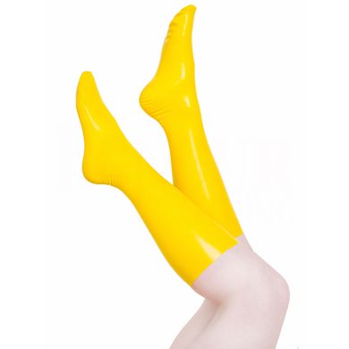 latex-socken-gelb