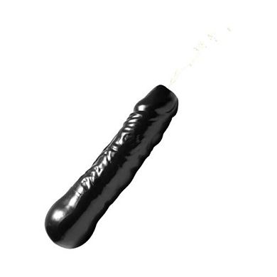 Spritzender XL Dildo in Schwarz