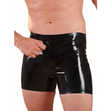 Latex Boxershort mit Frontreiverschluss