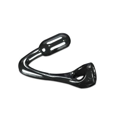 Ass-X Ass-Lock: Penis-/Hodenring mit Analplug, schwarz