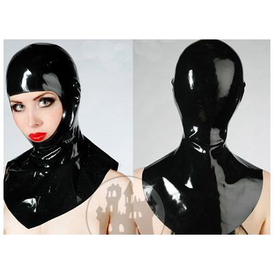 latex-haube-mit-kragen-gesichtsfrei
